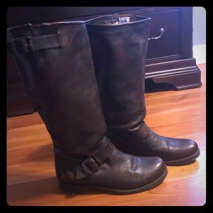 Ladies' Frye Veronica Slouch Dark Brown 77609